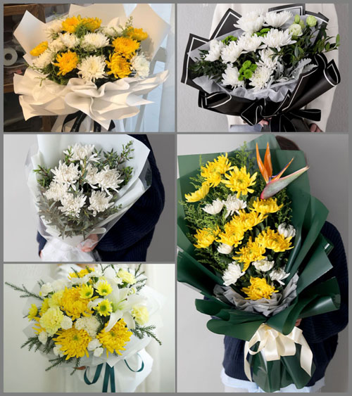 福建三明永安市大湖镇李坊村白事花束代送